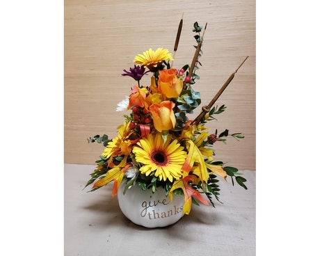 TWW Give Thanks Flower Arrangement