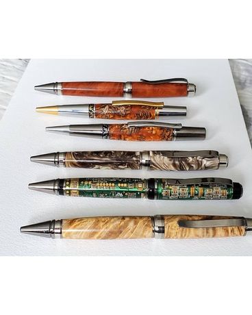 Exotic Wood Pens Flowers