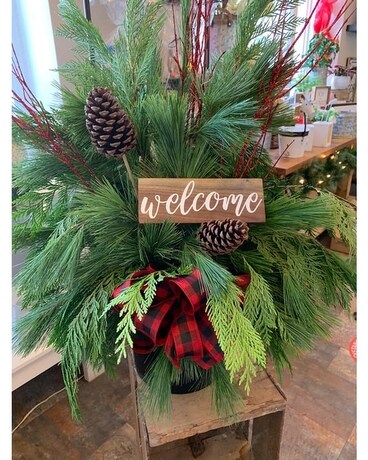 Outdoor Winter Urn Custom product
