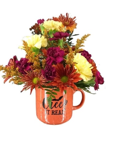Exclusive Creep It Real Mug Flower Arrangement