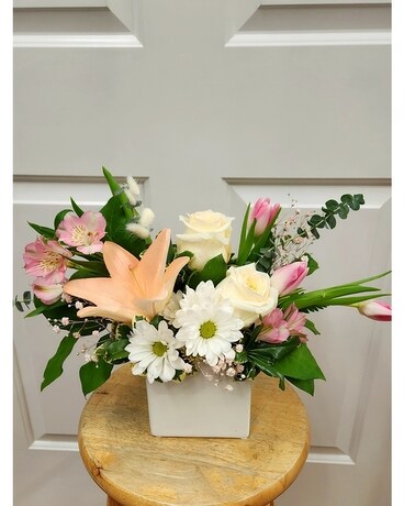 Sweet as Sugar Flower Arrangement