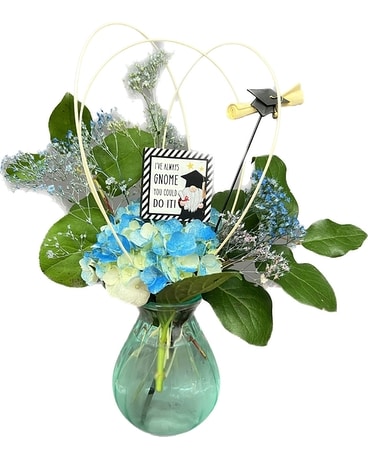 Exclusive Grad Wishes Flower Arrangement