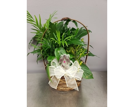 Beautiful Planter with Memorial Figurine Gifts