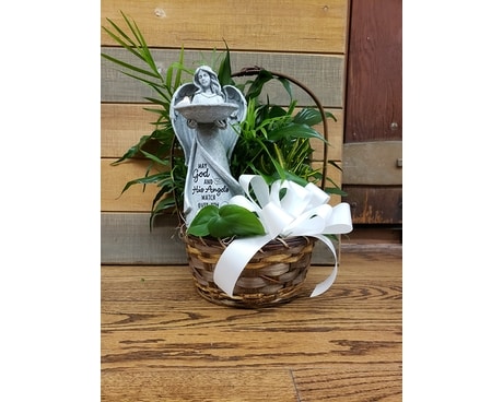 Peaceful Planter with Angel Gifts