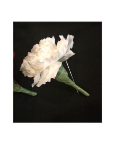 Simplicity Carnation Boutonniere Flower Arrangement