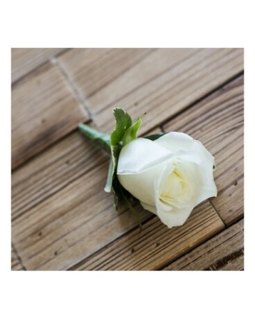 Simplicity Rose Boutonniere Flower Arrangement