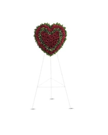 Majestic Heart Sympathy Arrangement