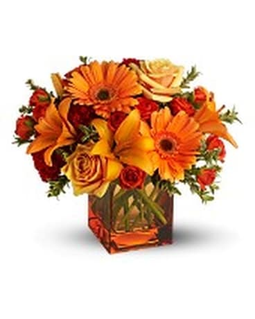 ban.do - A flower arrangement in our Rise & Shine orange