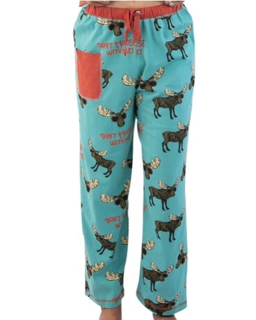 Don't Moose with me Blue PJ Pants Custom product