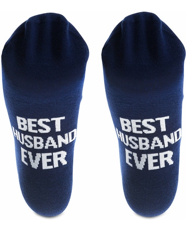 Best Husband - Mens Cotton Blend Sock Custom product