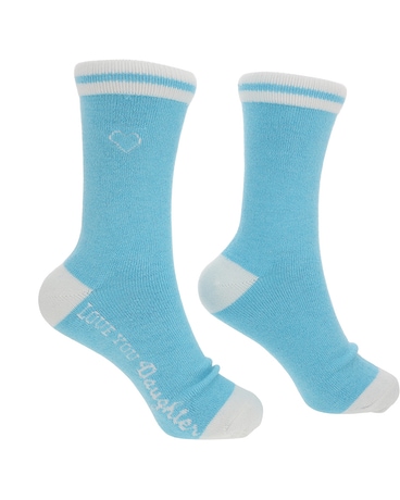 Daughter - Ladies Crew Socks Custom product