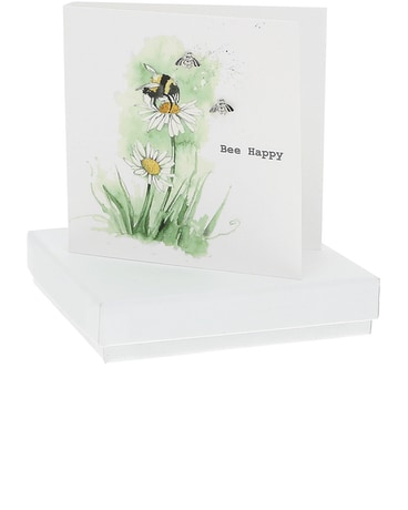 Bee Happy - 6mm Sterling Silver Bee Stud Earrings Custom product