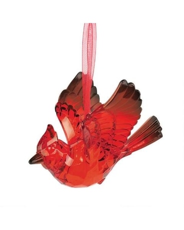 Acrylic Cardinal Ornament Custom product