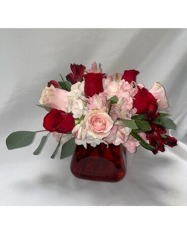 Together Forever in Love Flower Arrangement