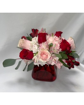 Together Forever in Love Flower Arrangement