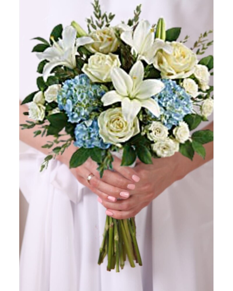 “Something offers Blue” Bridal Bouquet