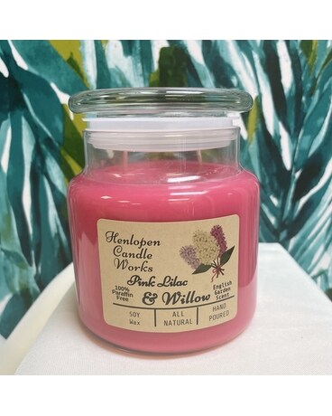 Henlopen Candle Works Pink Lilac & Willow Jar Candle