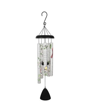 Premium-Displayed on a Wire Standing Easel with Ribbon Accents and an Attached Flower Arrangement size,  inches height and  inches wide.