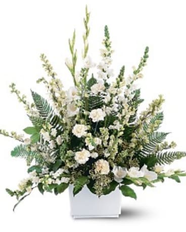 White Expressions Flower Arrangement