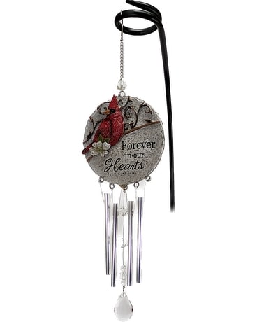 Forever in our Hearts Cardinal Chime Gifts