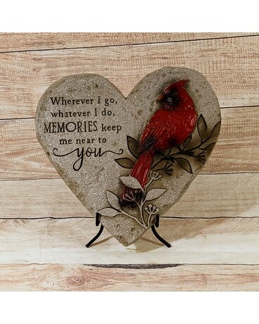 Memories Keep Me Near To You Stone Flower Arrangement