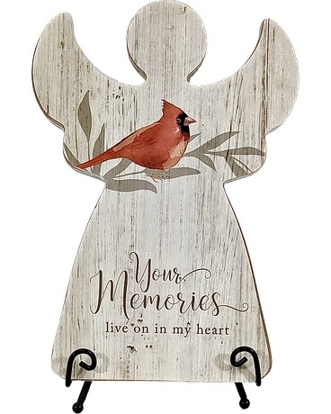 Your Memories Live On Angel Wall Hanger Gifts