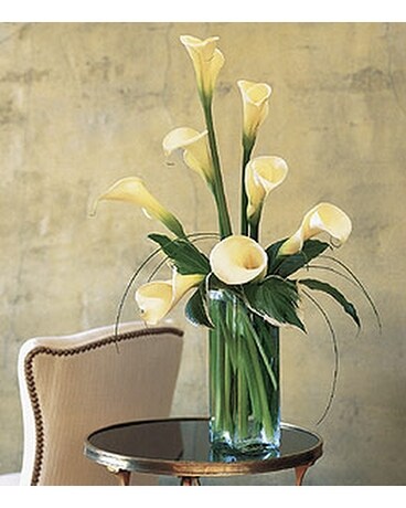 White Callas Flower Arrangement