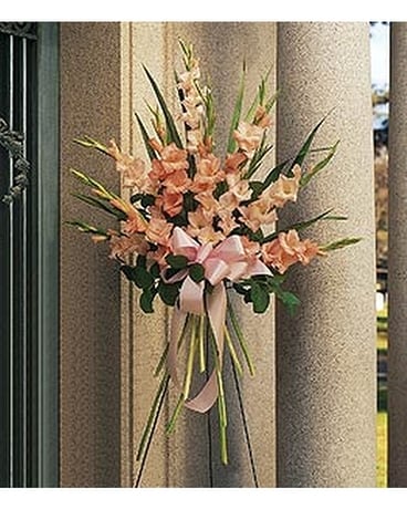 Sentimental Gladioli Spray - by Eneni's Garden, Lt Flower Arrangement