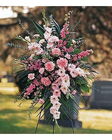 Pink Promise Spray - by Eneni's Garden, Ltd. Flower Arrangement
