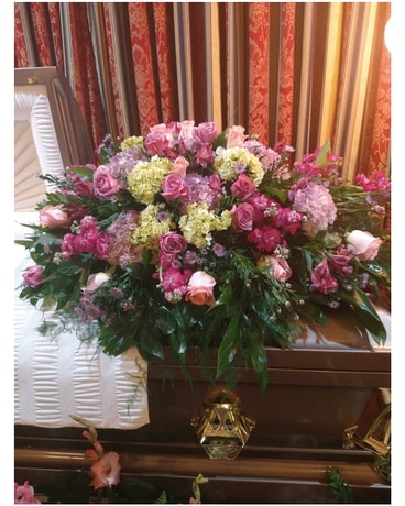 C0016 Funeral Casket Spray Flowers