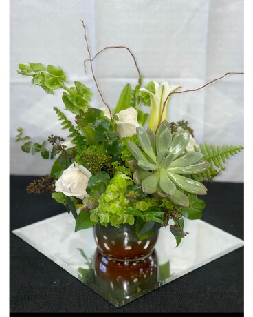 Emerald Elegance Bouquet Flower Arrangement