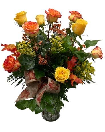 Fall Dozen by Arrowhead Flower Arrangement