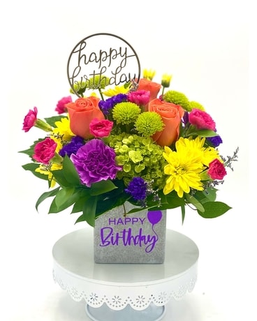 Birthday Surprise by Arrowhead Flower Arrangement