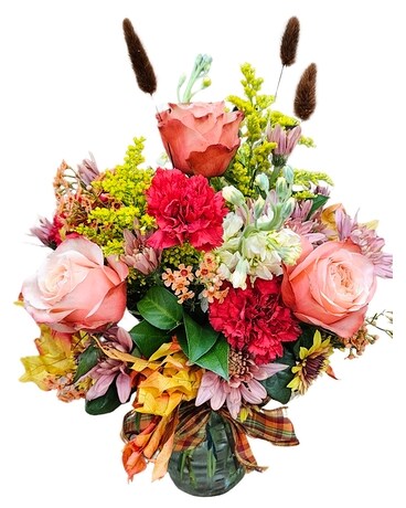 Seasonal Flannel by Arrowhead Flower Arrangement