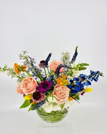 FMS Peach Bellini Flower Arrangement