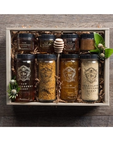 Mixed Bee Artisan Honey Crate