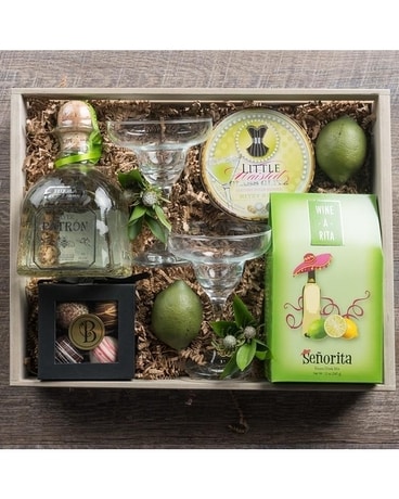 Patron Gift Basket, Patron Tequila Gift Set, Patron Gift - www