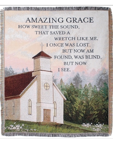 Amazing Grace Woven Throw Gifts