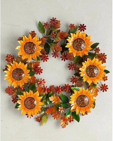 Sunflower Metal Wreath Gifts