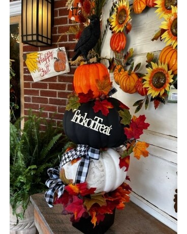 Halloween Pumpkin Topiary Gifts