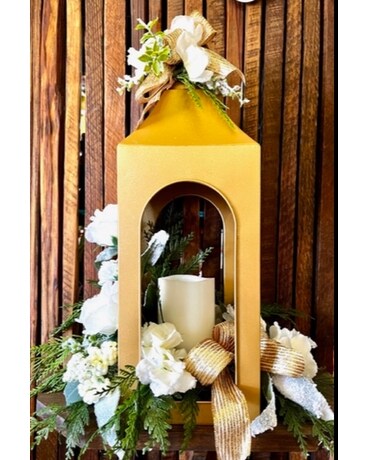 Gold Christmas Lantern Custom product