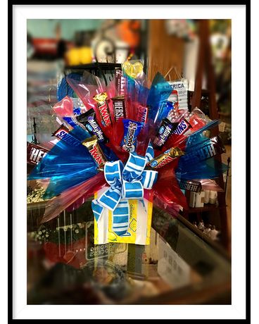 Candy Bouquet Flower Arrangement