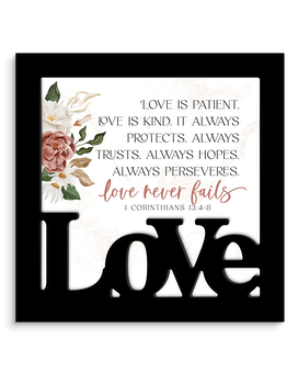 Love Is Patient Ornate Decor Gifts