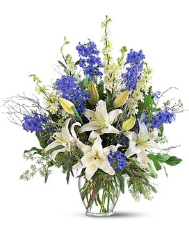 Sapphire Miracle Arrangement Flower Arrangement