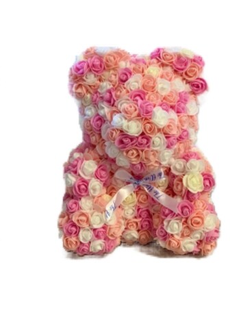 Rose Bear Pink Lux Gifts