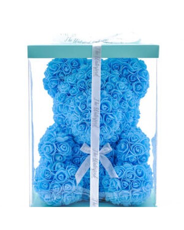 Rose Bear Light Blue Gifts