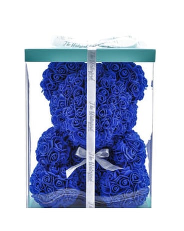 Rose Bear- Royal Blue Gifts