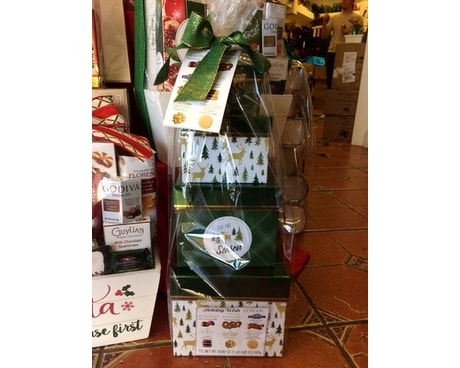 HOLIDAY  TOWER - 4 Tier Flower Arrangement