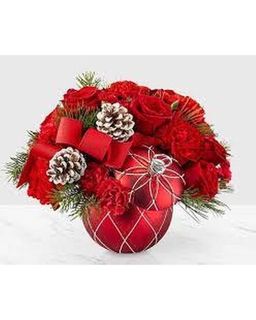 Rudolph Bright Flower Arrangement