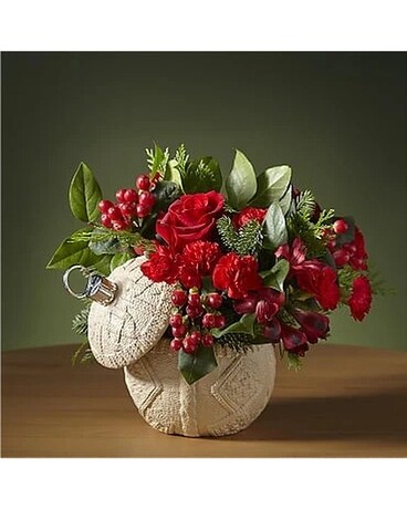 Winter Warmth Flower Arrangement